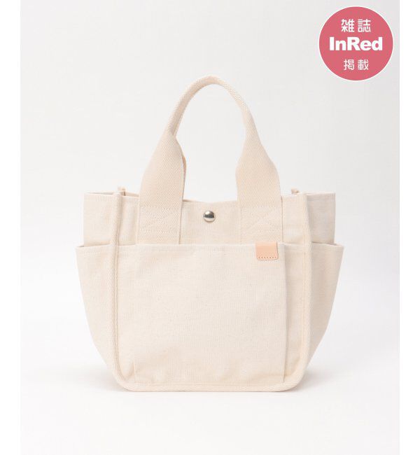 ikka「【雑誌InRed5月号掲載】キャンバスパイピングミニトートバッグ」|その他|オフホワイト