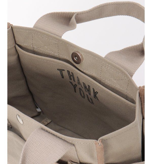 ikka「【雑誌InRed5月号掲載】キャンバスパイピングミニトートバッグ」|その他|