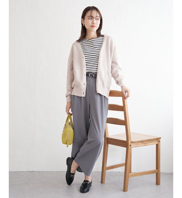 ikka「【洗濯機で洗える】GOKU楽ニットカーディガン」|その他|