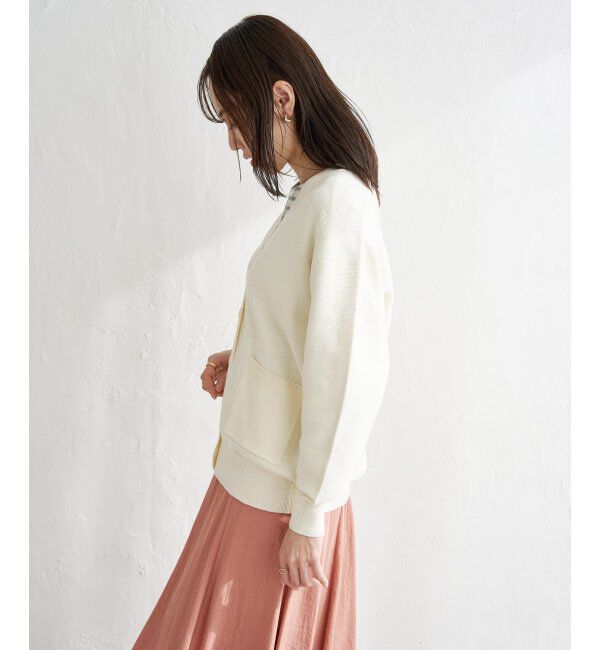 ikka「【洗濯機で洗える】GOKU楽ニットカーディガン」|その他|