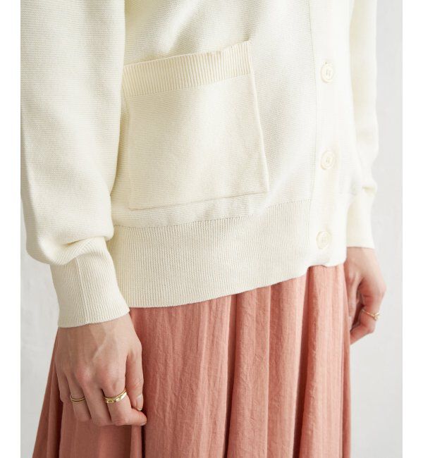 ikka「【洗濯機で洗える】GOKU楽ニットカーディガン」|その他|