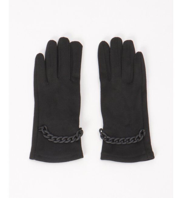 Lbc with Life「裾プラチェーン付きグローブ」|手袋|
