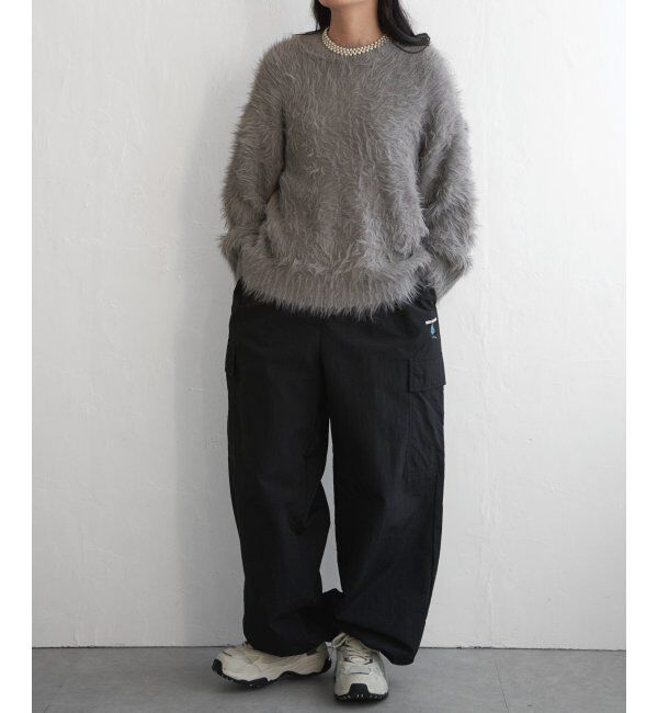 VENCE share style「フェイクフェザー天竺プルオーバー」|ニット・セーター|