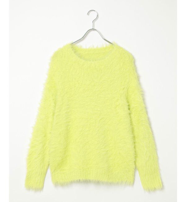 VENCE share style「フェイクフェザー天竺プルオーバー」|ニット・セーター|