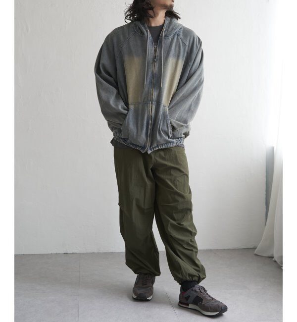 VENCE share style「デニムジップパーカー」|ブルゾン・スタジャン|