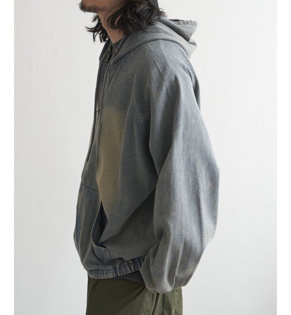 VENCE share style「デニムジップパーカー」|ブルゾン・スタジャン|