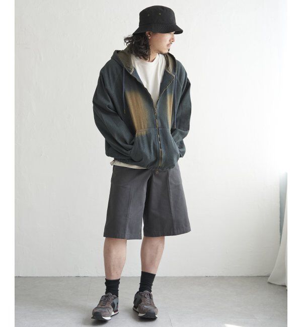 VENCE share style「デニムジップパーカー」|ブルゾン・スタジャン|