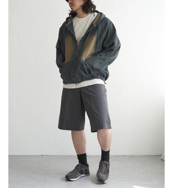 VENCE share style「デニムジップパーカー」|ブルゾン・スタジャン|