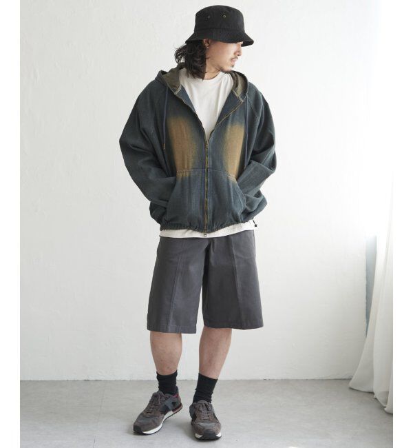 VENCE share style「デニムジップパーカー」|ブルゾン・スタジャン|