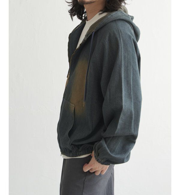 VENCE share style「デニムジップパーカー」|ブルゾン・スタジャン|