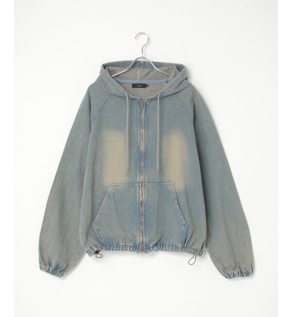 VENCE share style「デニムジップパーカー」|ブルゾン・スタジャン|
