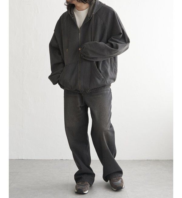VENCE share style「デニムジップパーカー」|ブルゾン・スタジャン|