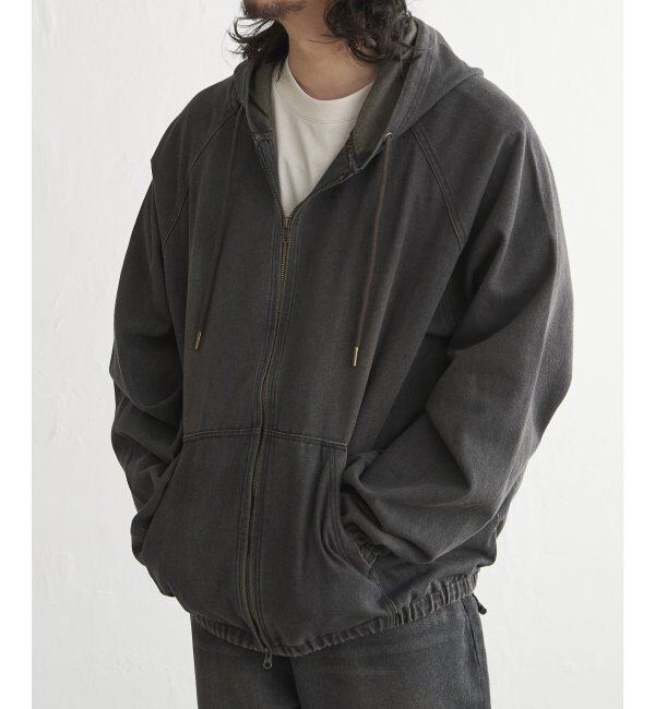 VENCE share style「デニムジップパーカー」|ブルゾン・スタジャン|