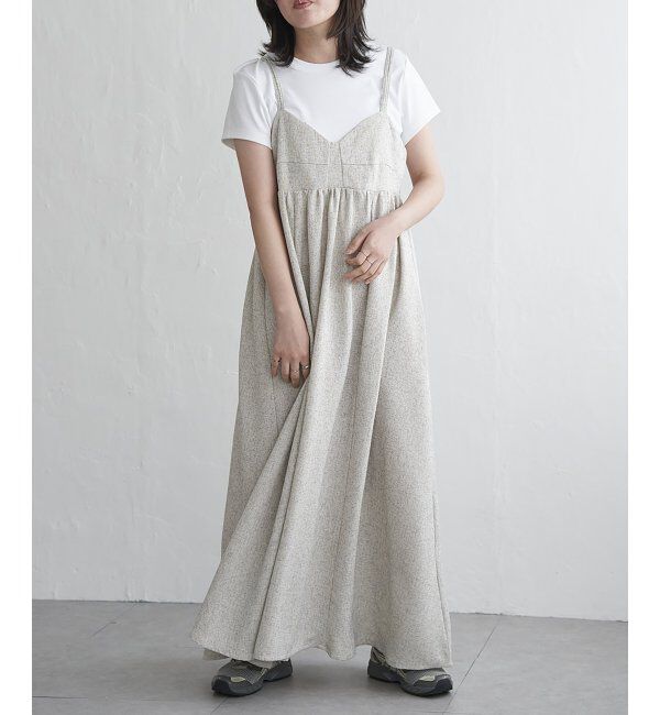 VENCE share style「サマーツィードキャミワンピース」|ワンピース|