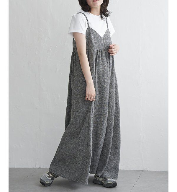 VENCE share style「サマーツィードキャミワンピース」|ワンピース|
