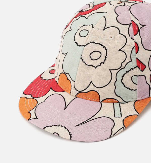 Marimekko「Kohde Piirto Unikko キャップ」|キャップ・キャスケット|