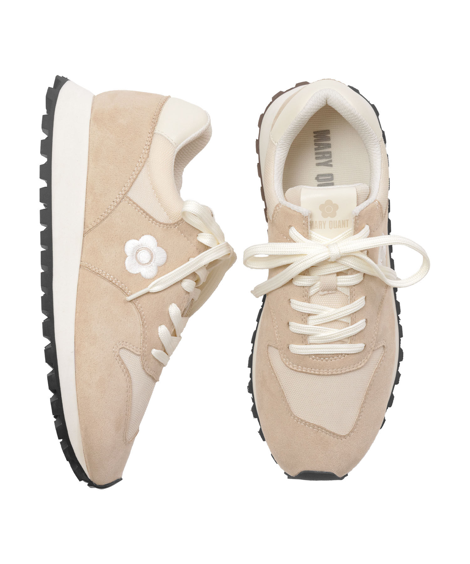 MARY QUANT「デイジーエンブロコンビ スニーカー」|スニーカー|