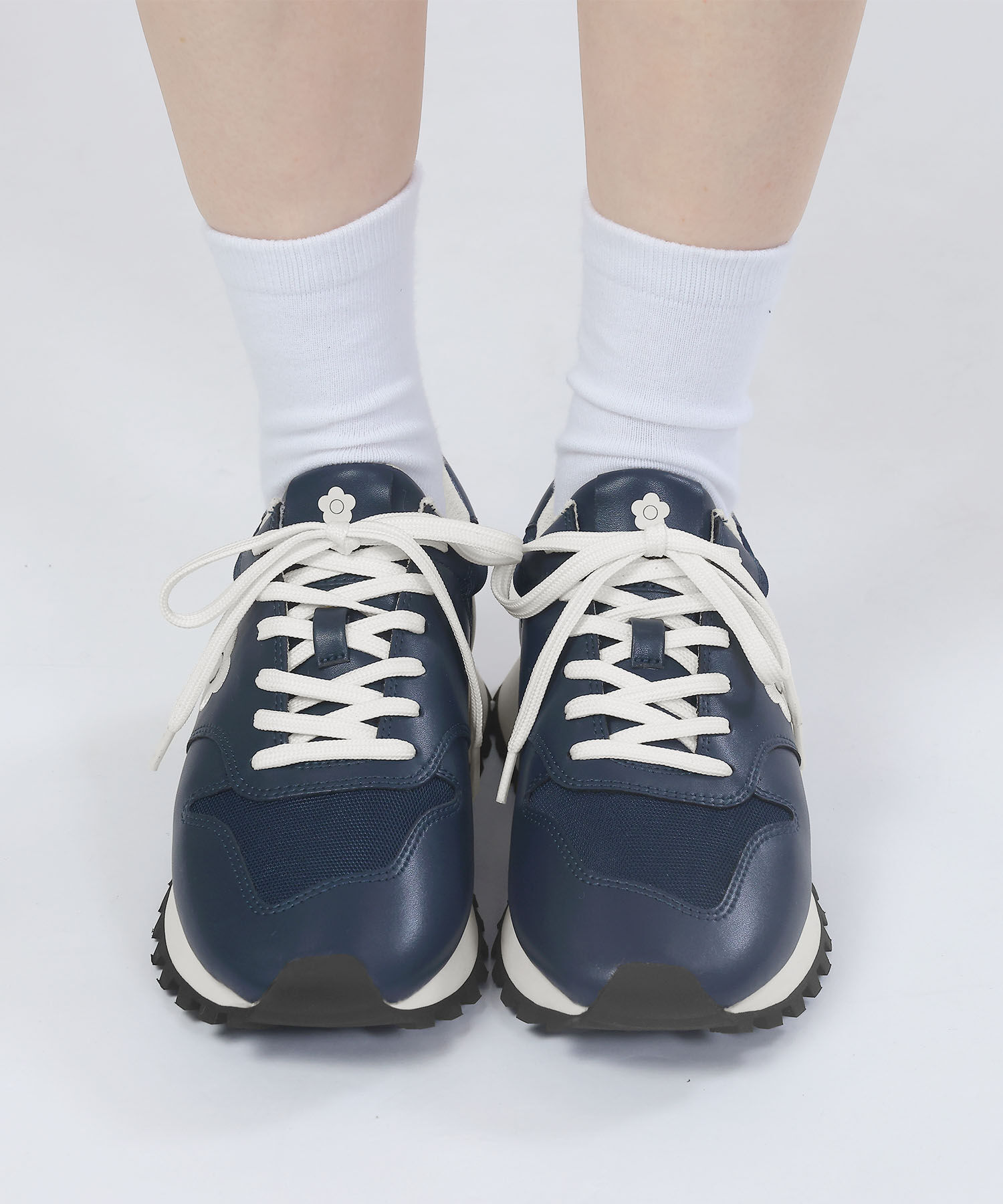 MARY QUANT「デイジーエンブロコンビ スニーカー」|スニーカー|