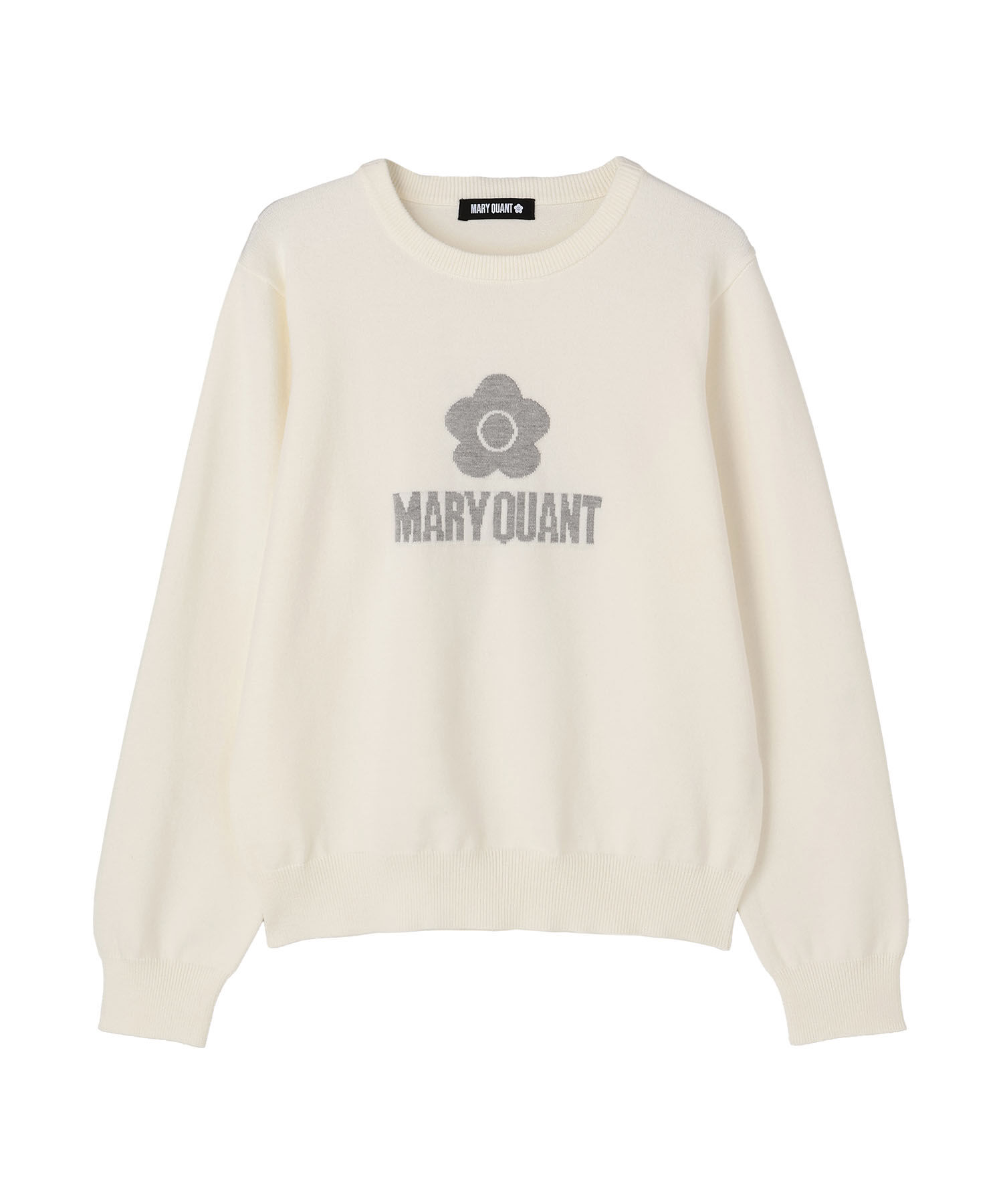 MARY QUANT「シンプルロゴニット プルオーバー」|ニット・セーター|