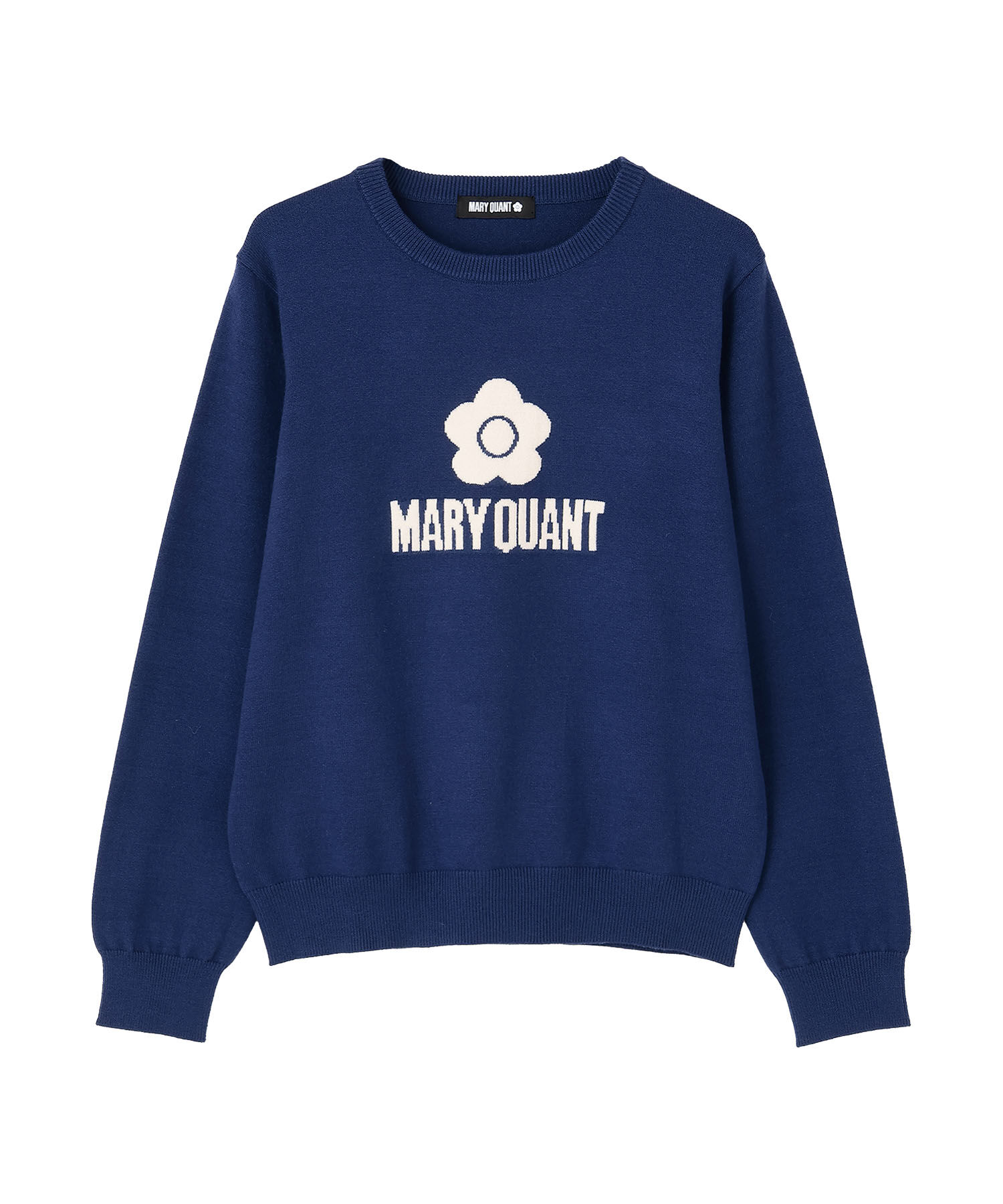 MARY QUANT「シンプルロゴニット プルオーバー」|ニット・セーター|