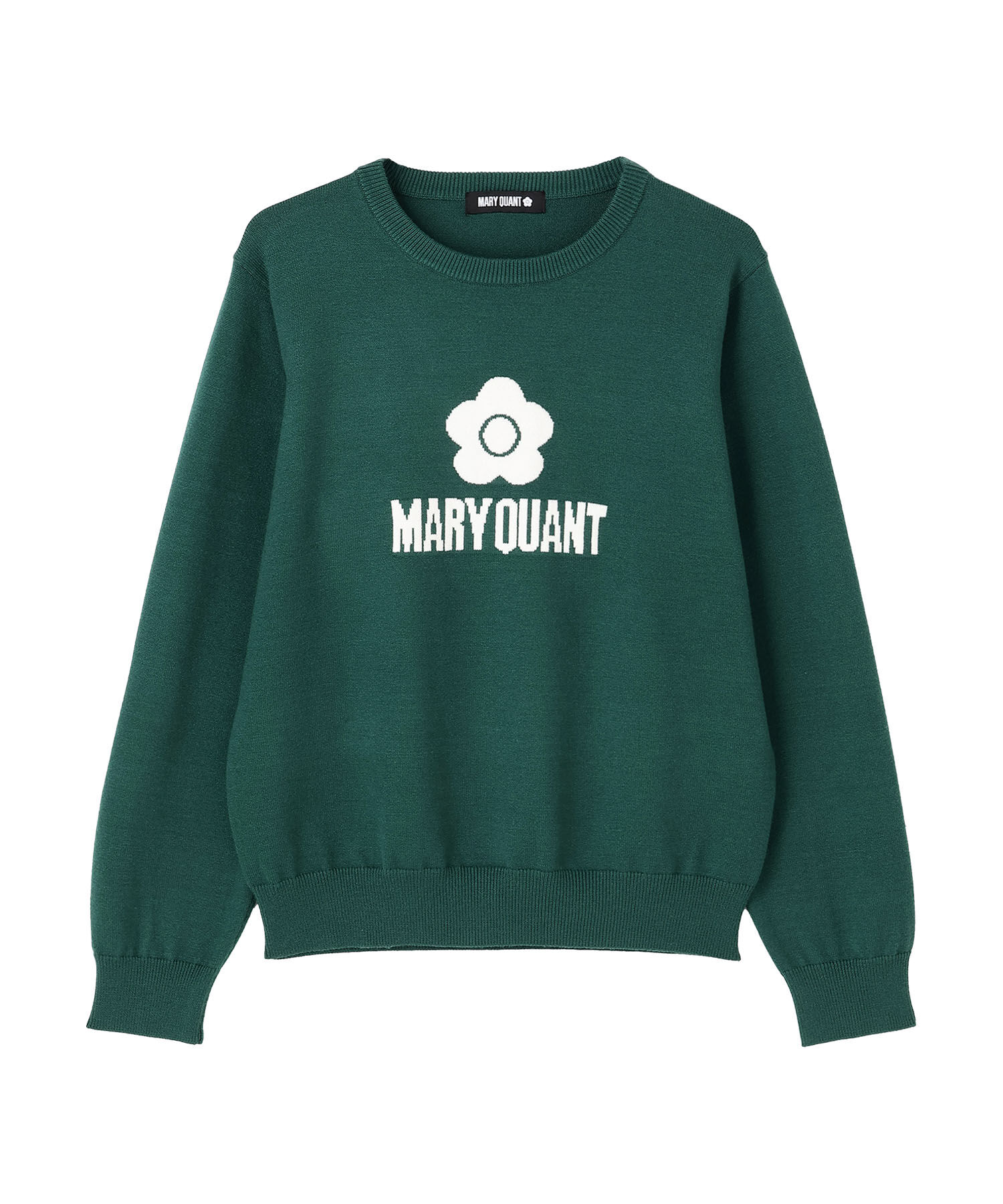 MARY QUANT「シンプルロゴニット プルオーバー」|ニット・セーター|