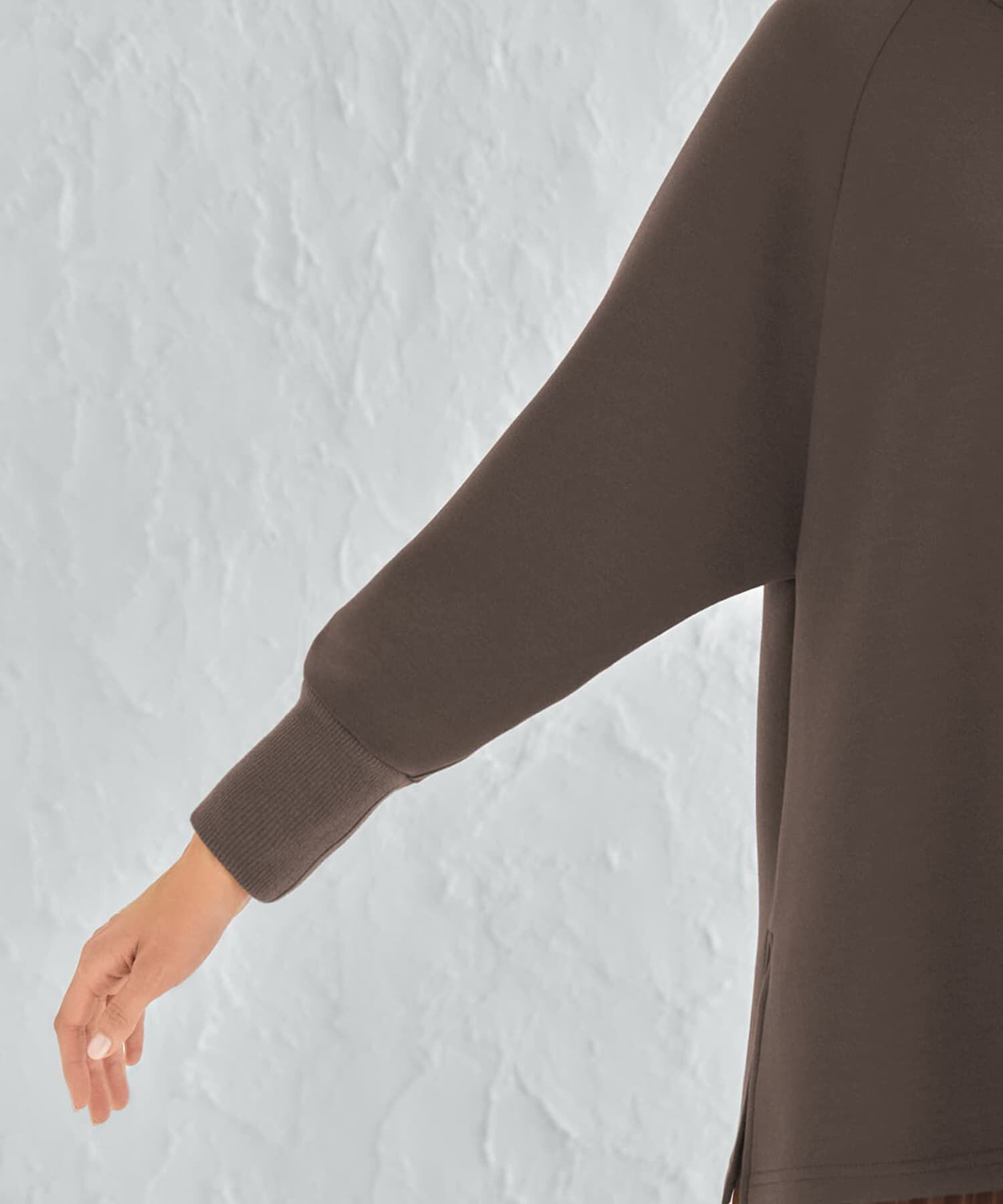 STYLE DELI「【Made in JAPAN】 なめらかダンボールスタンドネックトップス」|Tシャツ・カットソー|