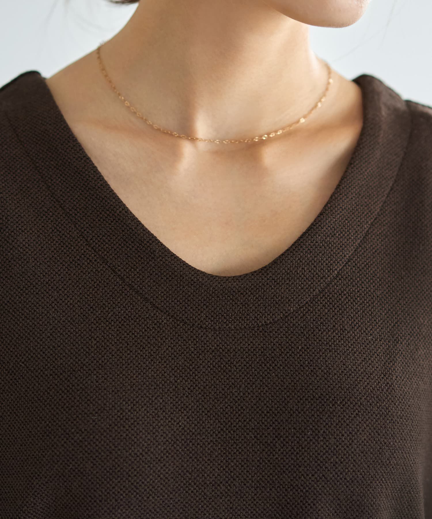 STYLE DELI「【MADE IN JAPAN】配色Uネックワンピース」|ワンピース|