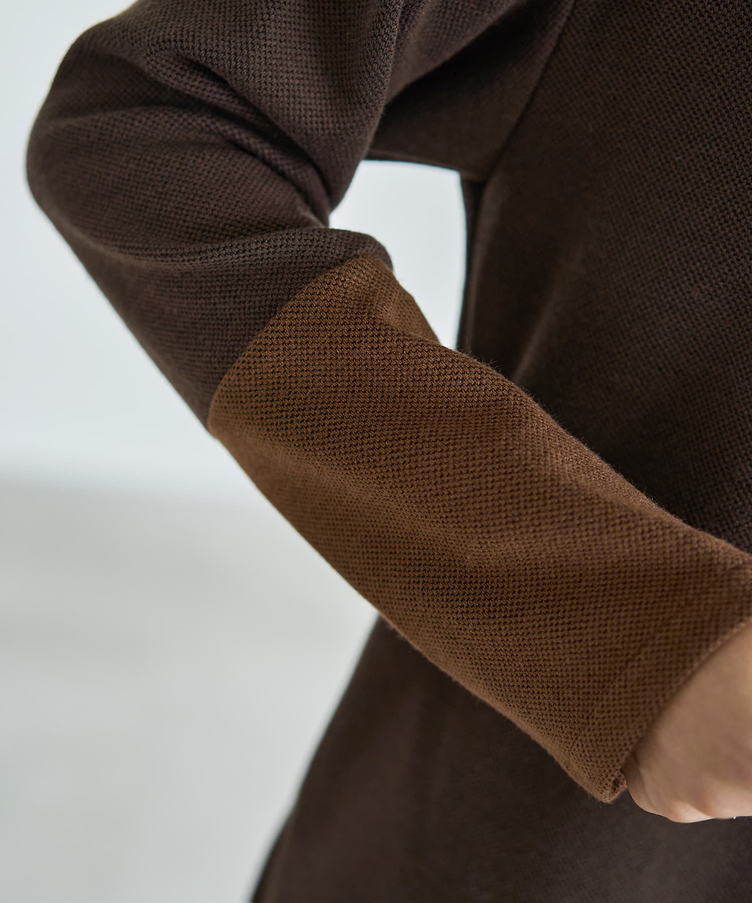 STYLE DELI「【MADE IN JAPAN】配色Uネックワンピース」|ワンピース|