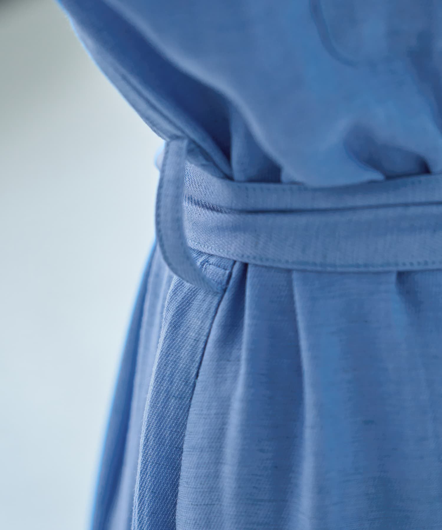 STYLE DELI「綿麻混紡ベルテッドシャツワンピース」|ワンピース|