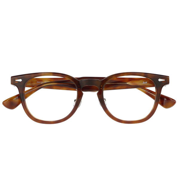  「ウェリントン型 メガネ｜Zoff CLASSIC 黒縁 太縁フレーム レンズ交換券付き」|メガネ|