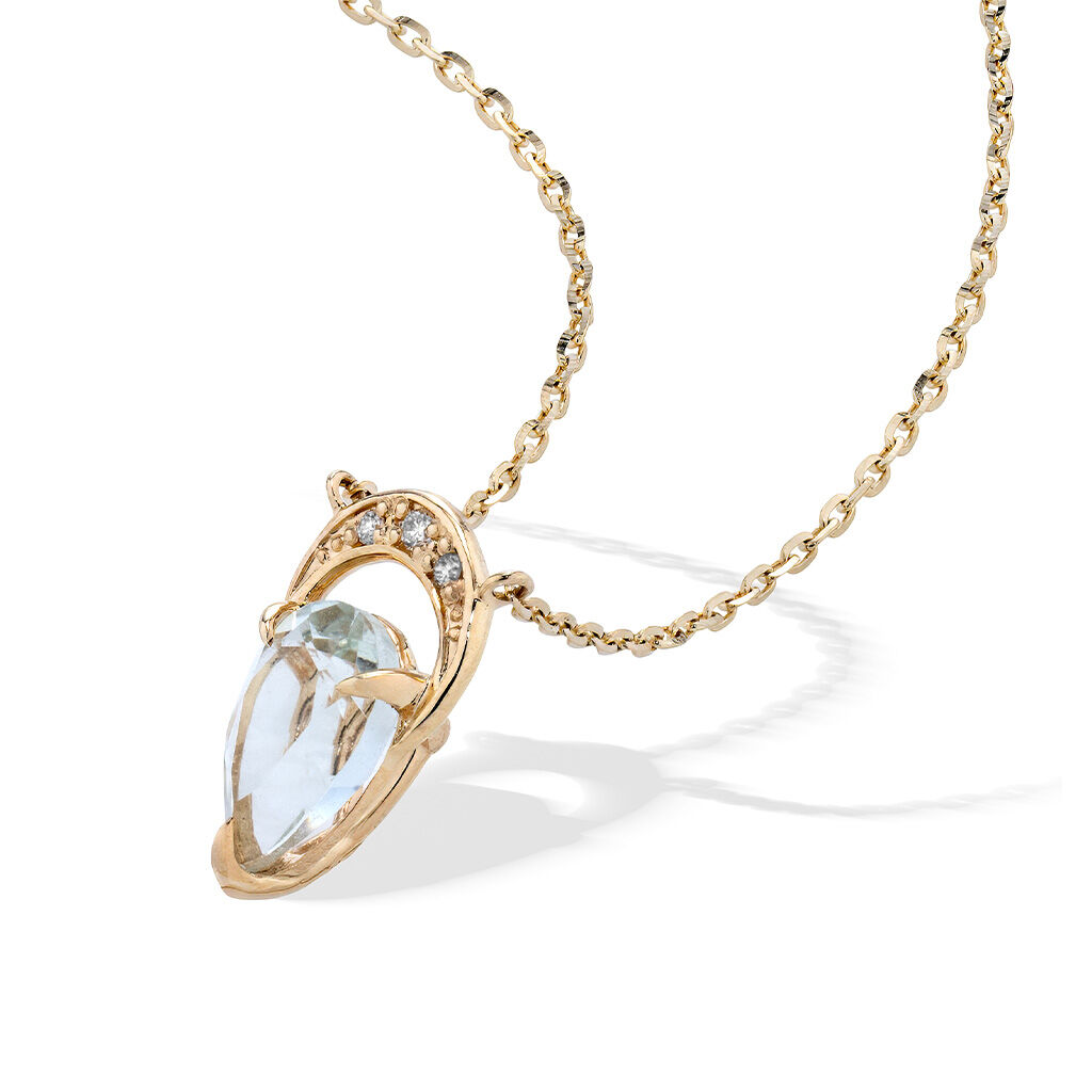 STAR JEWELRY「CRESCENT DROP」|ネックレス|