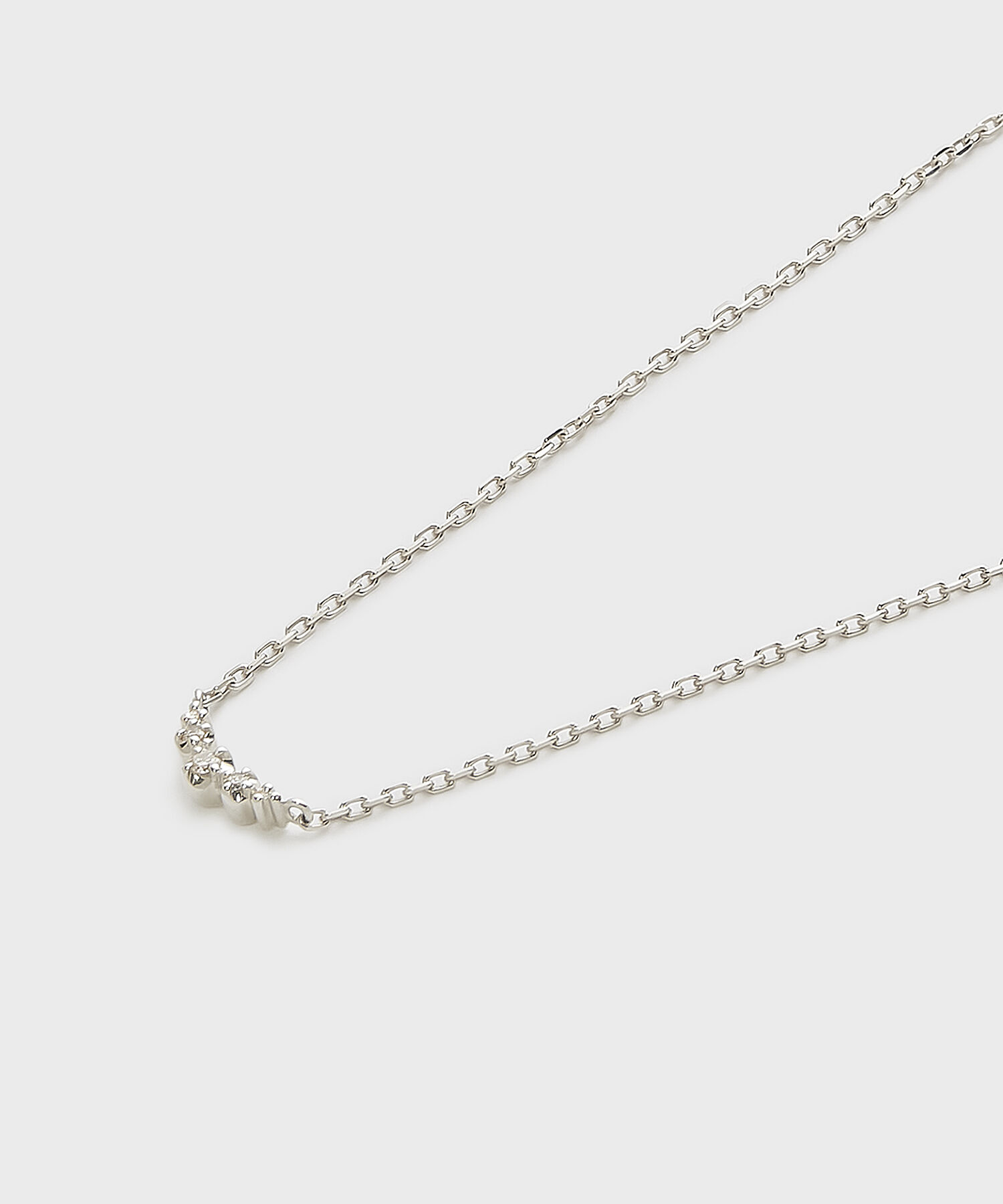 NOJESS「シルバーダイヤモンドネックレス」|ネックレス|