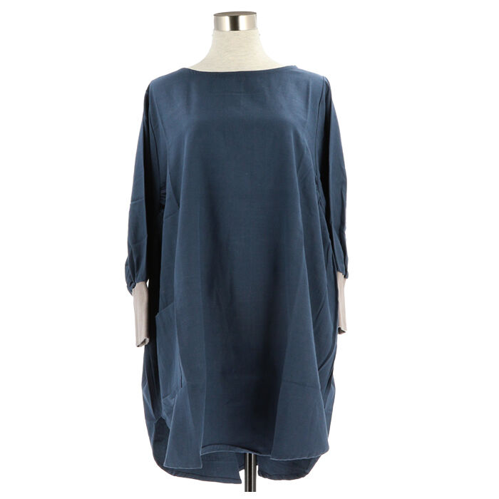 BACKYARD FAMILY「割烹着 おしゃれ 通販 無地 かっぽう着 エプロン チェニック ゆったり 大きめ 汚れ ガード」|食器・キッチングッズ|