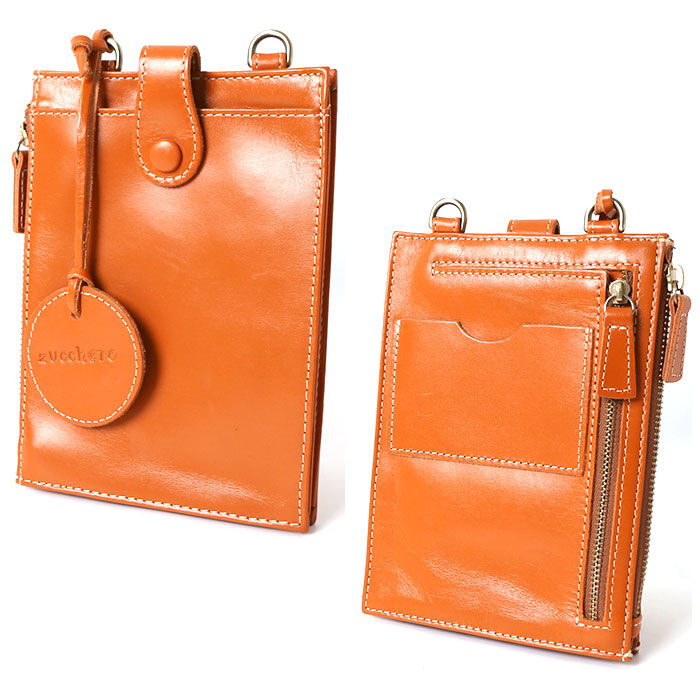 BACKYARD FAMILY「ズッケロ バッグ 49267 zucchero 通販 本革 レザー スマホショルダー」|ショルダー・メッセンジャー|