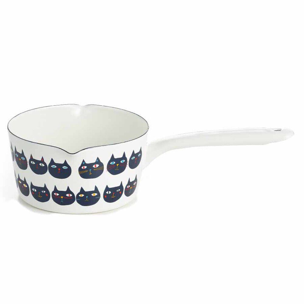 BACKYARD FAMILY「ミルクパン ホーロー 通販 琺瑯 ほうろう ホーロー鍋 琺瑯鍋 片手鍋 IH対応 両口ミルクパン」|食器・キッチングッズ|ホワイト1