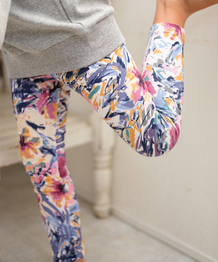 BACKYARD FAMILY「Rora 子供服 レギンス 通販 アザレア スパッツ パンツ ズボン 花柄 女の子 女子 子供」|その他|