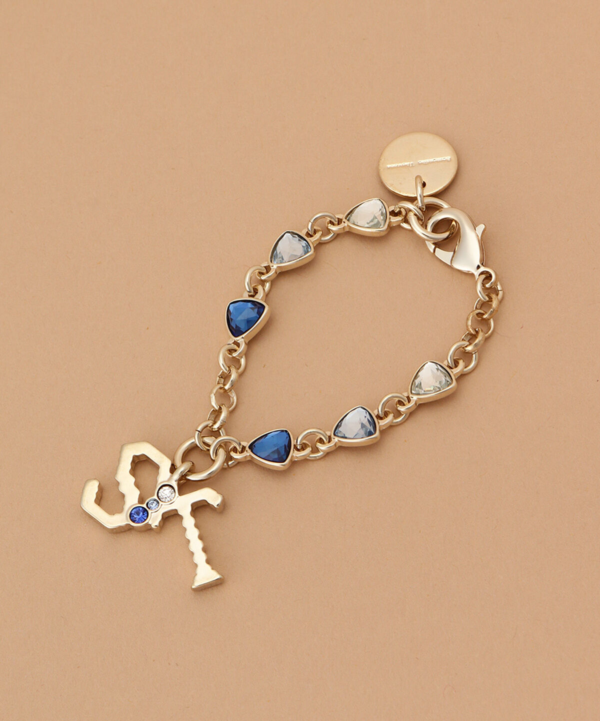 Samantha Thavasa「ST Jacquardバッグチャーム」|チャーム・キーホルダー|ブルー