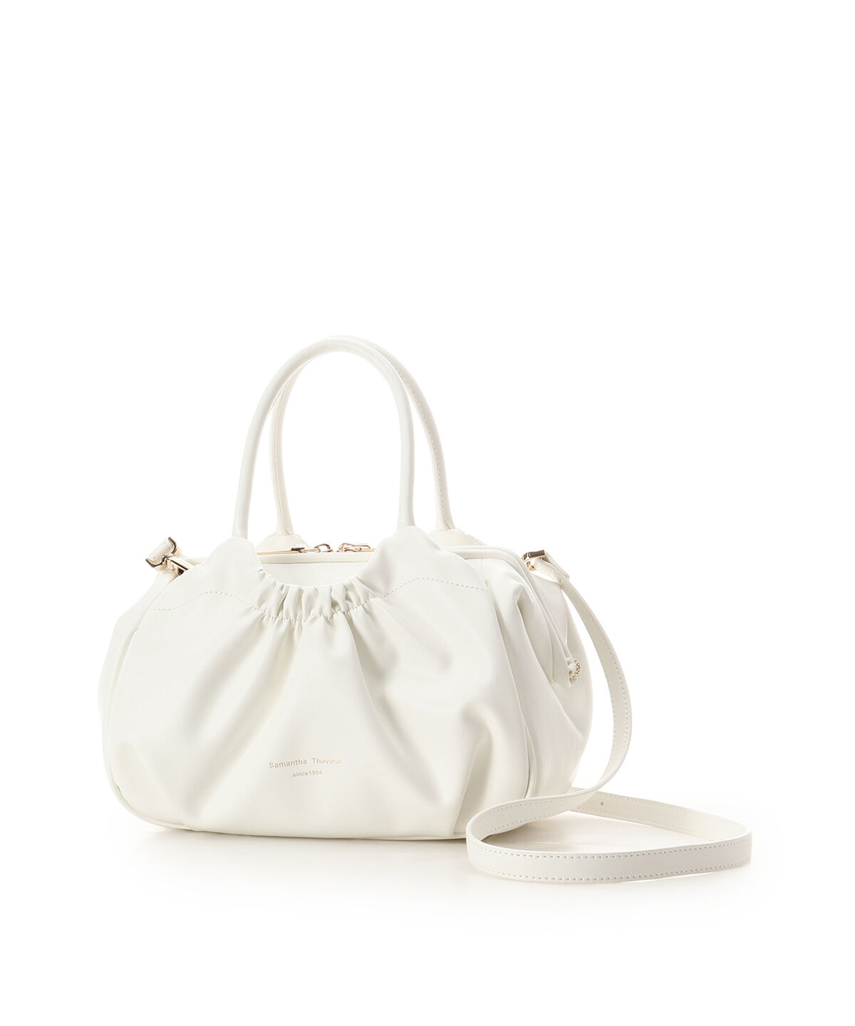 Samantha Thavasa「ギャザーデザインハンドバッグ」|ハンドバッグ|