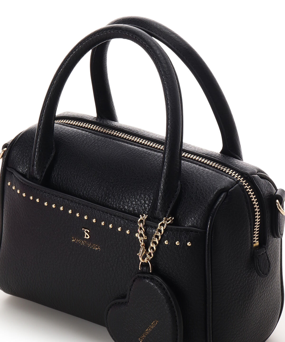 Samantha Vega「スタンダードキュートスタッズミニボストンバッグ」|ショルダー・メッセンジャー|