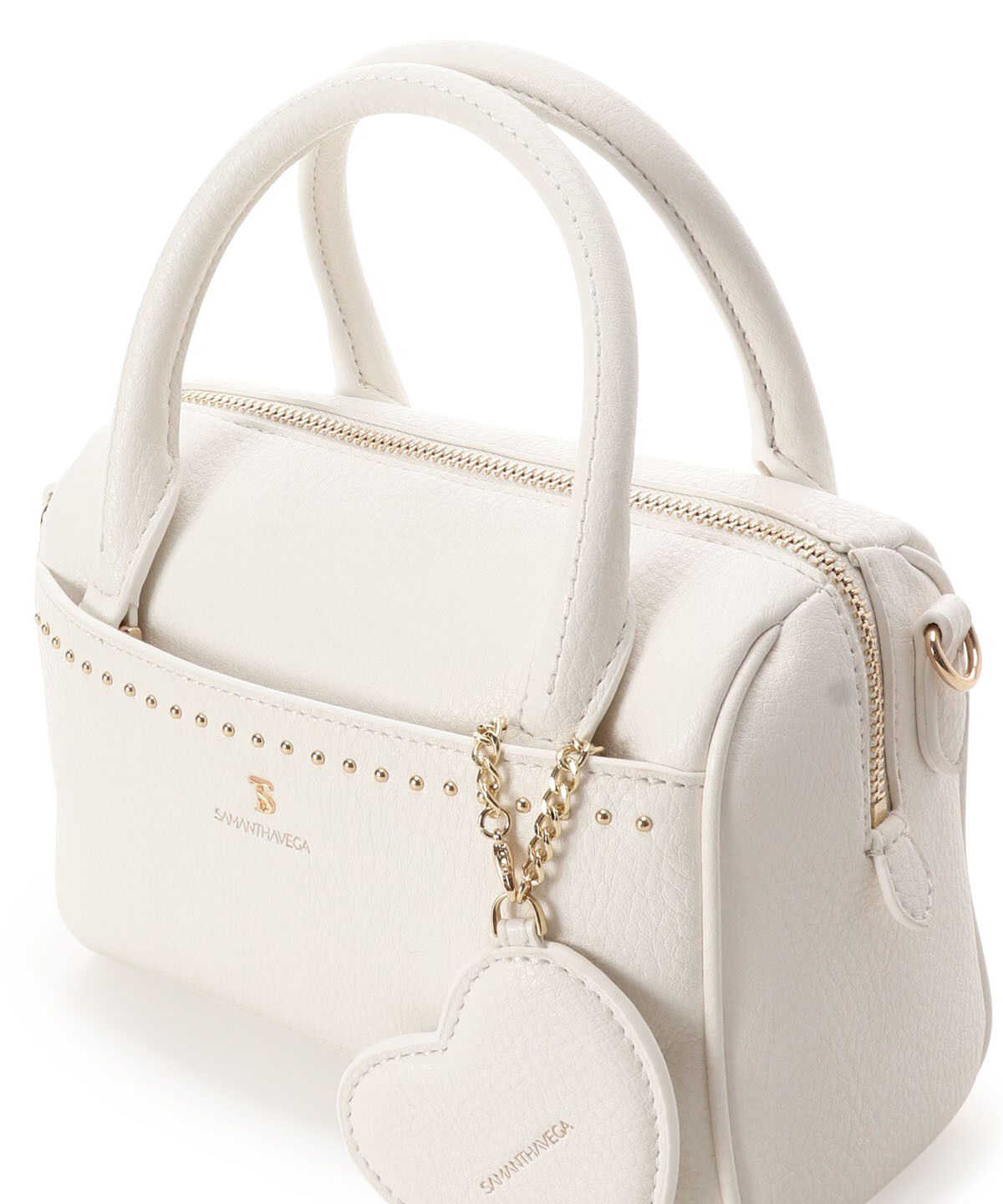 Samantha Vega「スタンダードキュートスタッズミニボストンバッグ」|ショルダー・メッセンジャー|