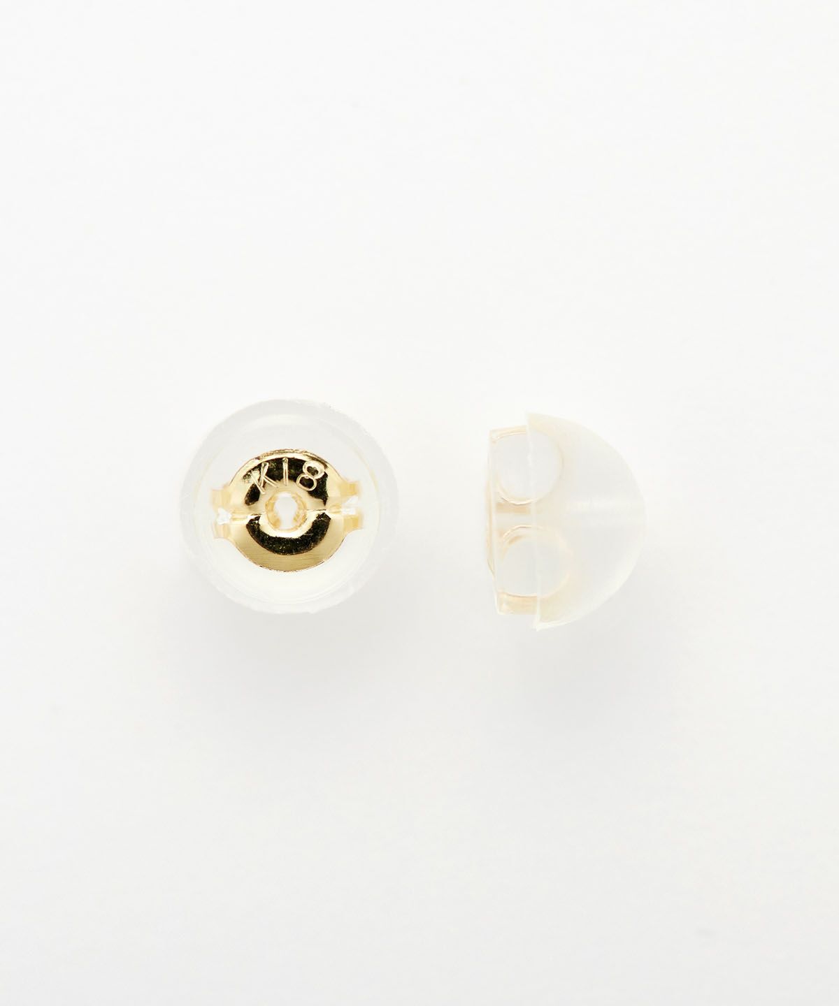 Samantha Tiara「K18 YG ピアスパーツ入りシリコンキャッチ」|その他|K18 YG