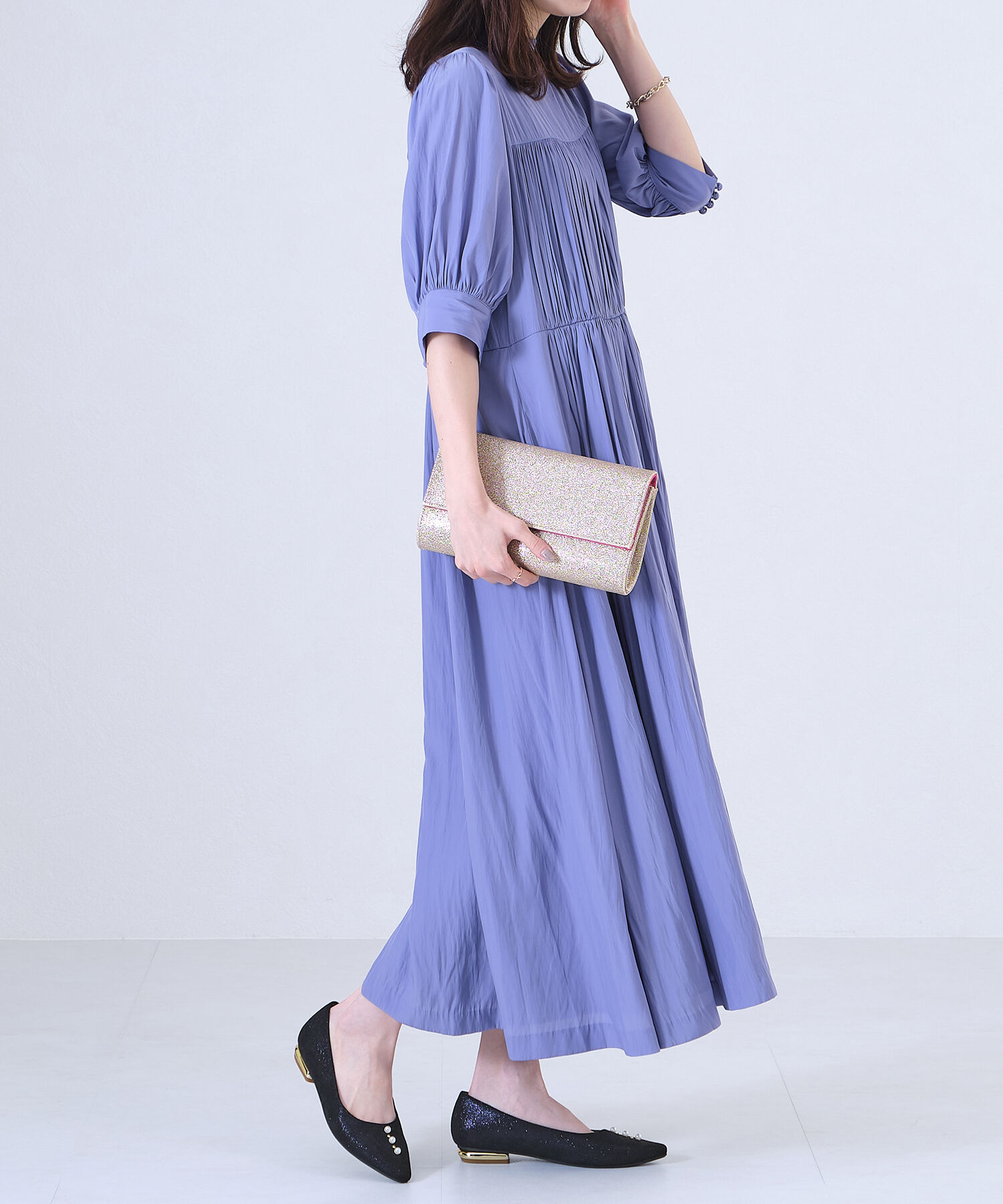 ORiental TRaffic「パールモチーフフラットパンプス/R-2014」|パンプス|