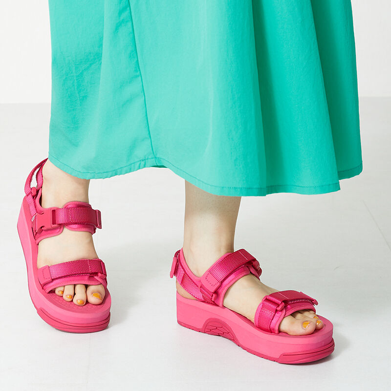 ORiental TRaffic「【アウトレット価格】プラパーツスポーツサンダル/OT3215」|サンダル|PINK