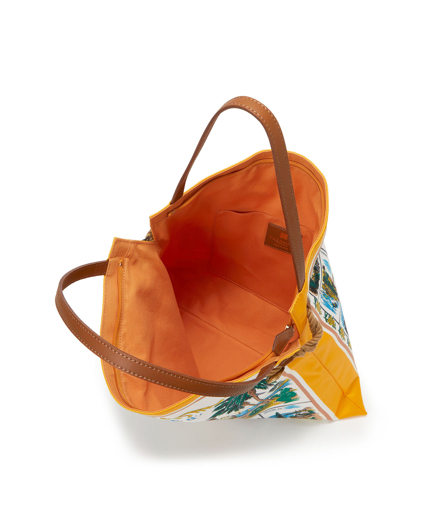 TOPKAPI TREASURE「【TREASURE TOPKAPI】マイルドサテン スカーフ柄 トートバッグ」|トートバッグ|