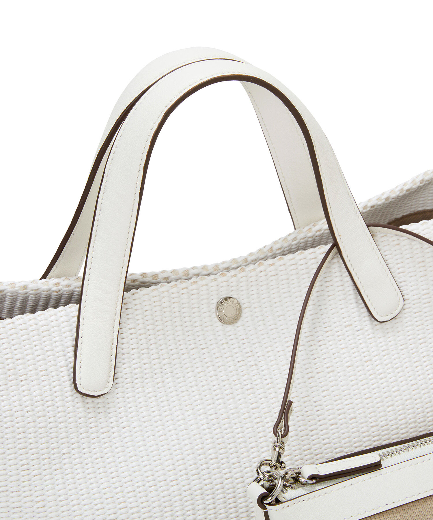 TOPKAPI BREATH「【Breath TOPKAPI】ワイド トート レザーハンドル カゴバッグ / ポーチ付き」|トートバッグ|