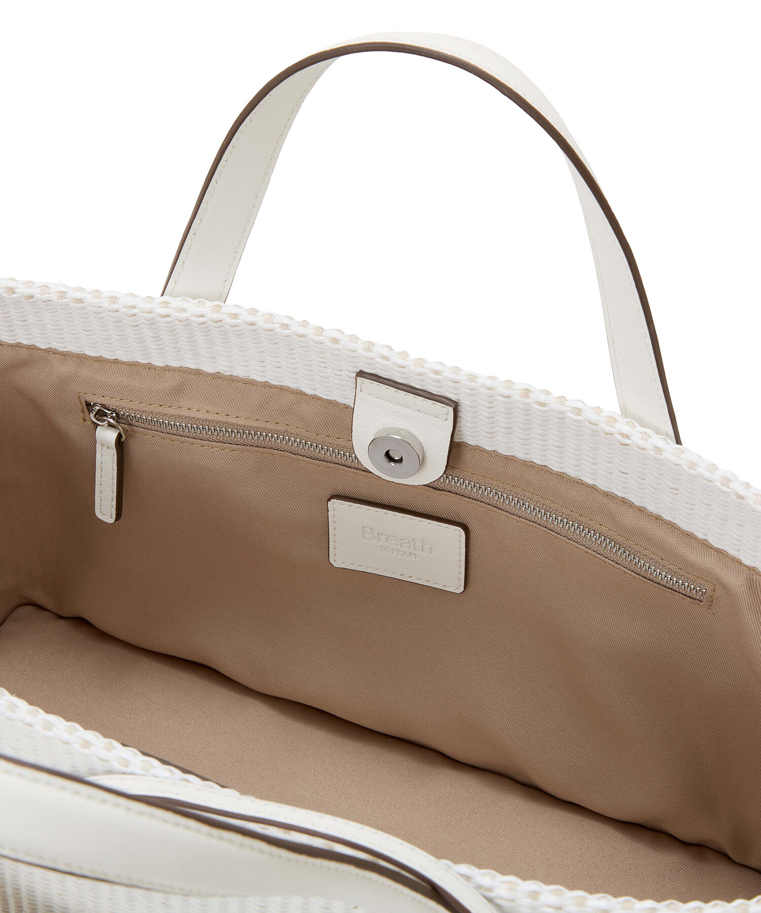 TOPKAPI BREATH「【Breath TOPKAPI】ワイド トート レザーハンドル カゴバッグ / ポーチ付き」|トートバッグ|