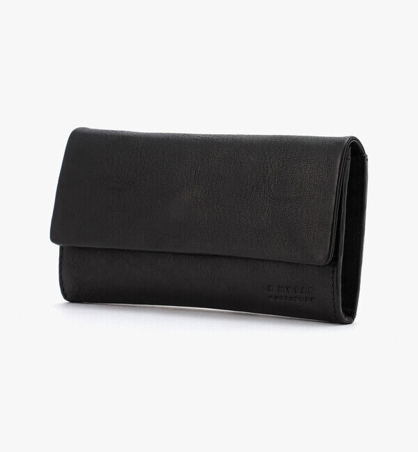 O MY BAG「【オーマイバッグ】パウスポーチ/ストロンボリブラック ナチュラルレザー/財布 メンズ レディース」|財布|