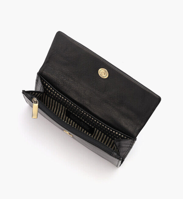 O MY BAG「【オーマイバッグ】パウスポーチ/ストロンボリブラック ナチュラルレザー/財布 メンズ レディース」|財布|