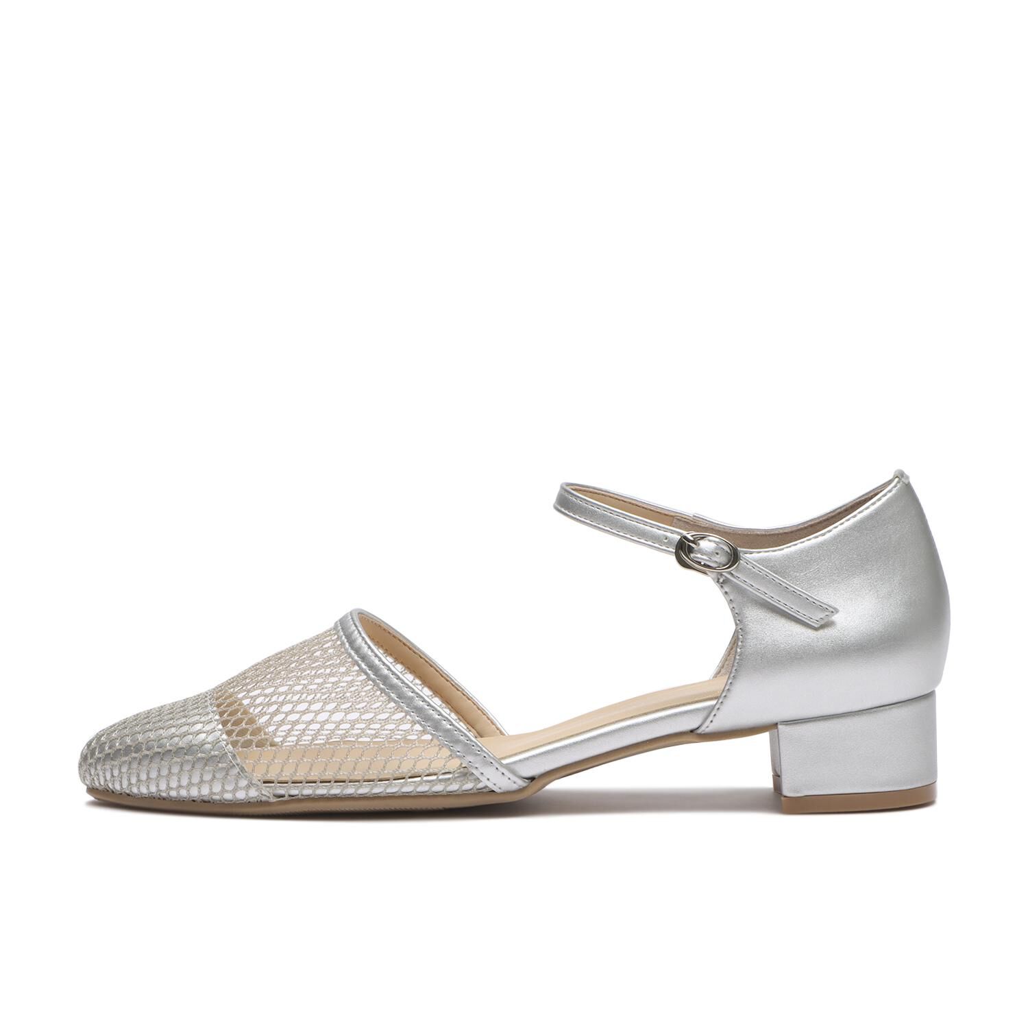 JOLI ENCORE「【JOLI ENCORE(FR)】MESH SANDALS3」|サンダル|シルバー