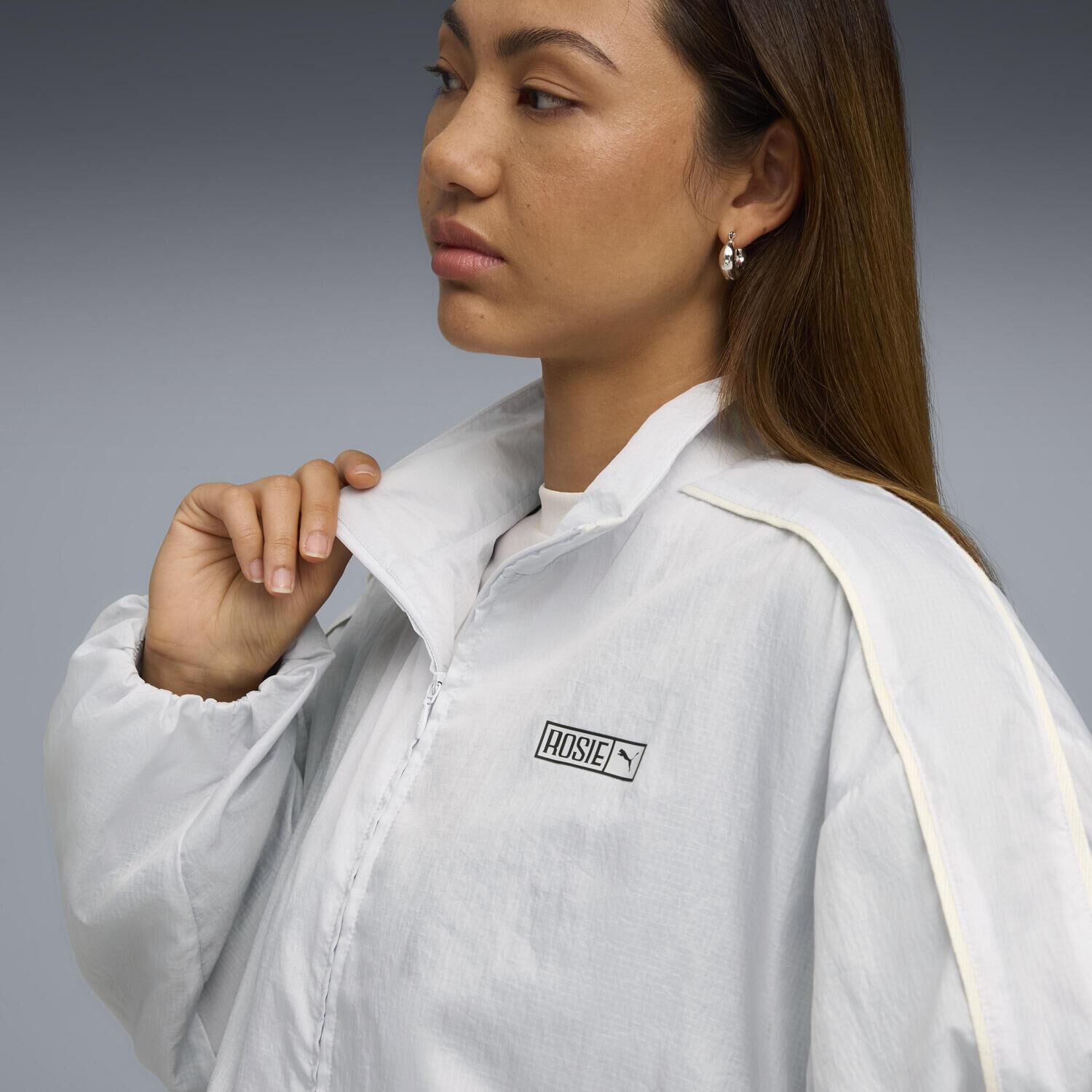 PUMA「【PUMA ｳｪｱ】W ROSE T7 OVERSIZED TRACK」|ポロシャツ|